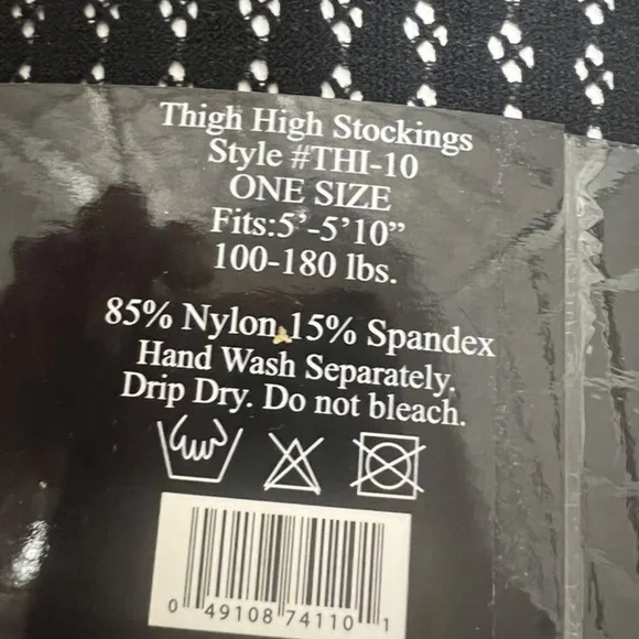 Thigh Highs/Isadora,Woman,Fashion Tights stockings,Black-Gray,one size,$14Each.!